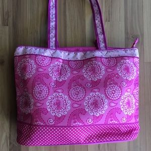 💕Tickle Me Pink” 💕Lined Tote Bag